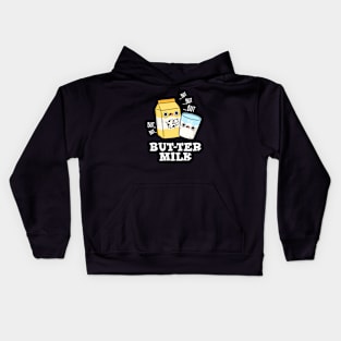 Butter Milk Cute Food Dairy Pun Kids Hoodie